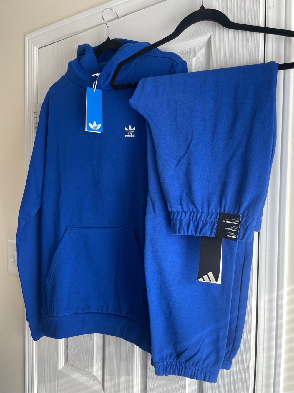 BNWT $165 ADIDAS Cotton Hoodie & Sweatpants Set